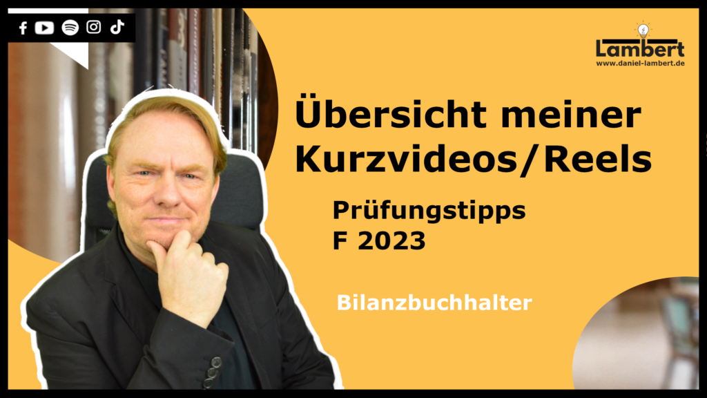 Über­sicht Kurzvideos/Reels Klau­sur­tipps F&nbsp;2023